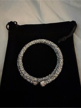Swarovksi crystaldust double wrap bracelet
